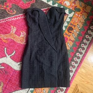 Stella McCartney Black Strapless Mini Dress